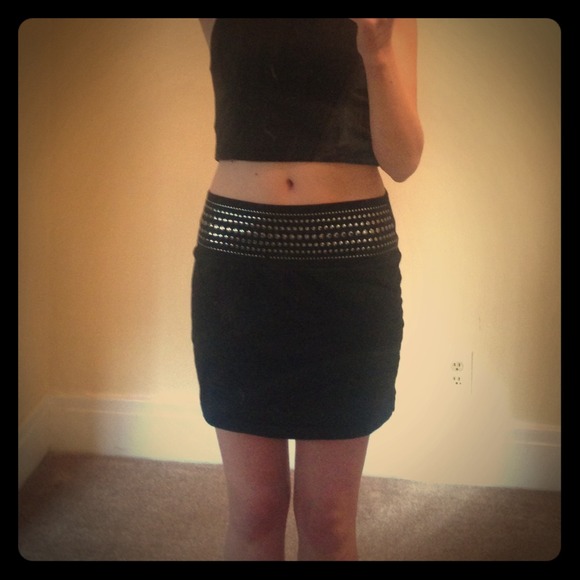 Studded Bodycon skirt