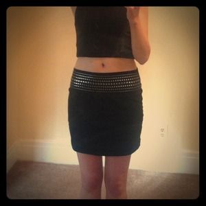 Studded Bodycon skirt