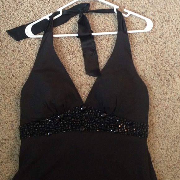 Black Beaded Dress