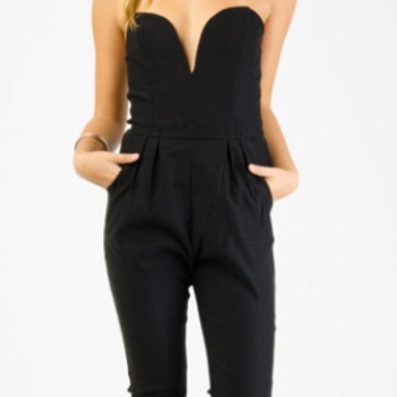 Deep-V Jumpsuit💕