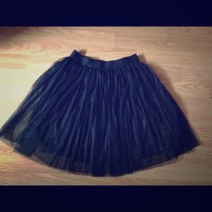 Black Tulle Skirt