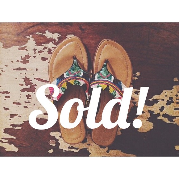Beaded sandals