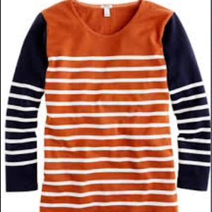 Color block stripe top