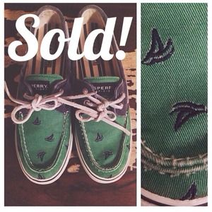 SPERRY's with sailboat design