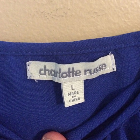 Blue ruffle dress - Picture 4 of 4