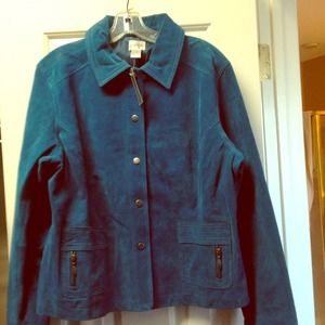 Chico's Biscayne leather jacket new w tags