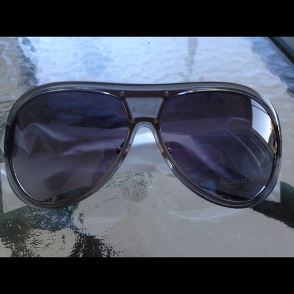 Transparent grey Michael Kors aviators 💥sold💥
