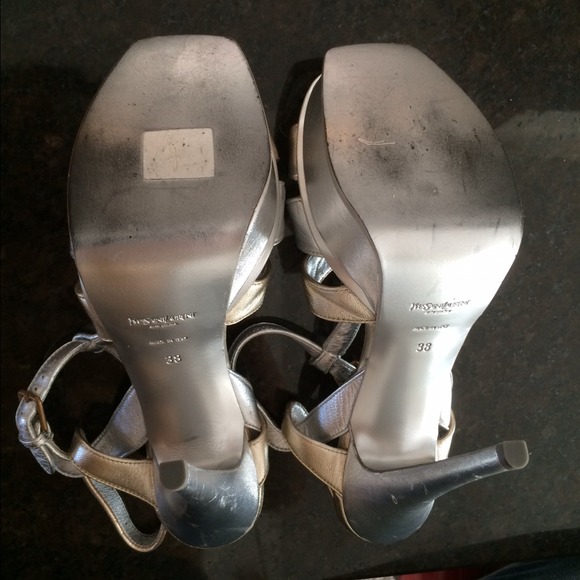 ❤️SOLD❤️on eBay YSL tribute sandals - Picture 4 of 4