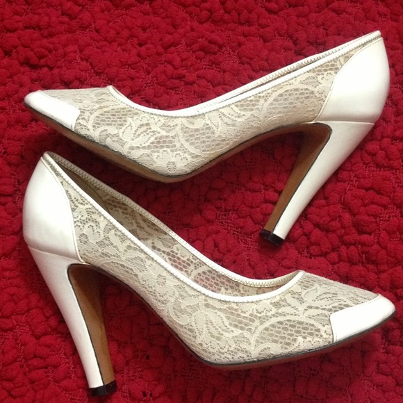 $398 Marc Jacobs lace patent leather heel shoes 40