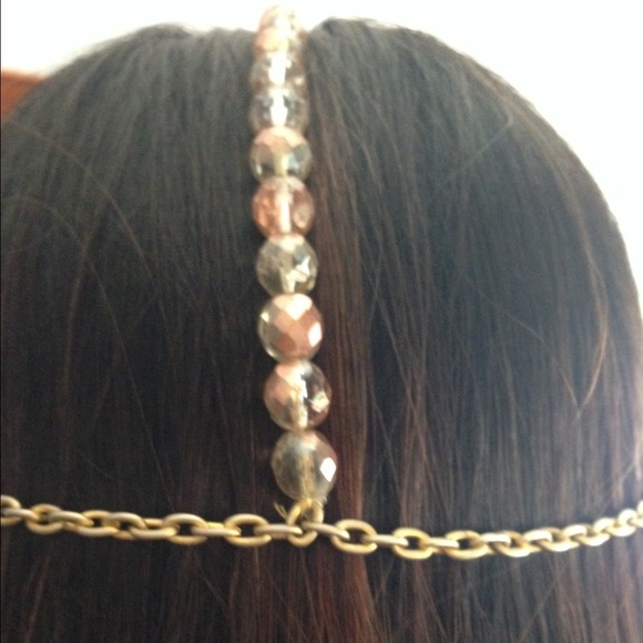 Beaded hair band one of a kind.