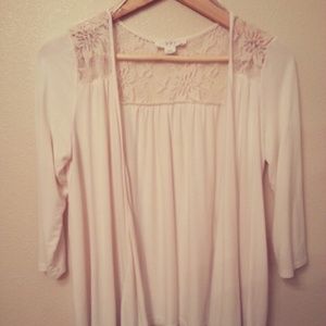 Thin laced blouse