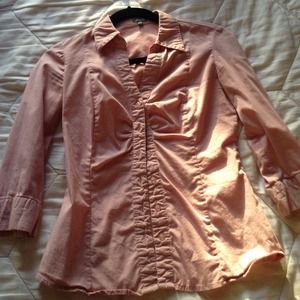 Light pink button down shirt