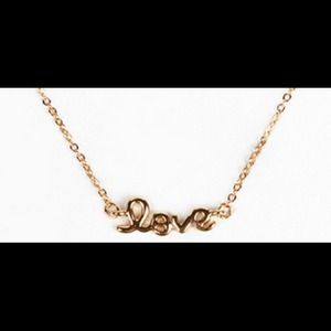 NWT LOVE NECKLACE