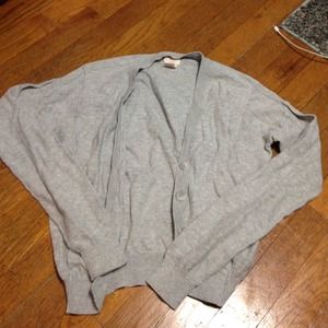 Grey (gray) Mossimo Supply Co. Cardigan Sweater