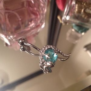 Upside down belly ring!