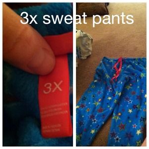 Fleece sweat pants, makeup, coach HOLD