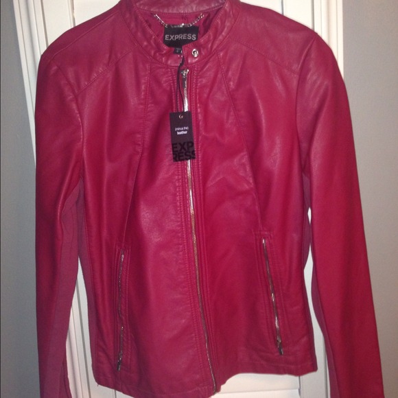 💢SOLD to a friend💢Express leather jacket