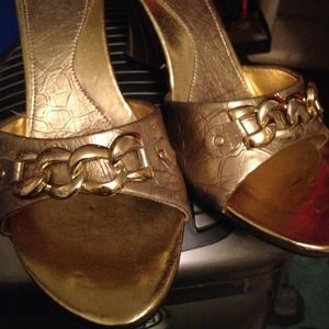 New listing: gold sandal