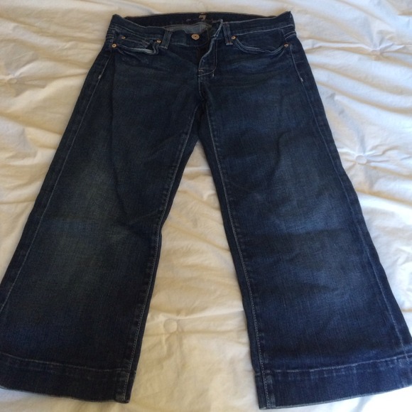 Authentic 7 for all mankind Capri jeans, size 27 - Picture 2 of 4