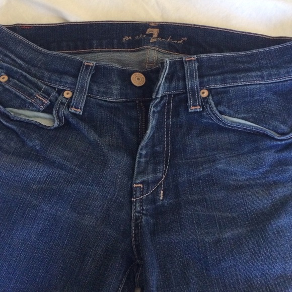 Authentic 7 for all mankind Capri jeans, size 27 - Picture 4 of 4