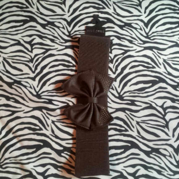 Cute Brown Bow Belt - Picture 2 of 4