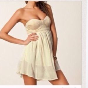 One Teaspoon 'Nickels & Dimes'  strapless dress