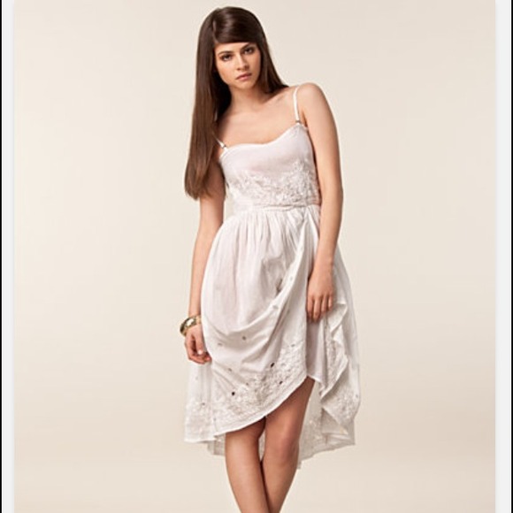 One Teaspoon white 'tortured muslin' dress