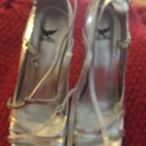 Sliver high heels nice sexy