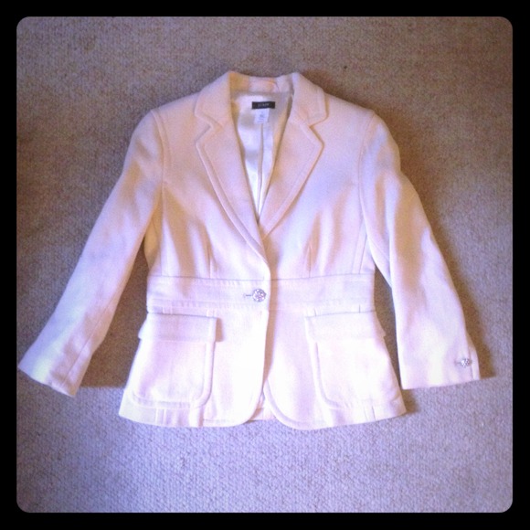 J. Crew Jackets & Blazers - J. Crew cream wool jacket.