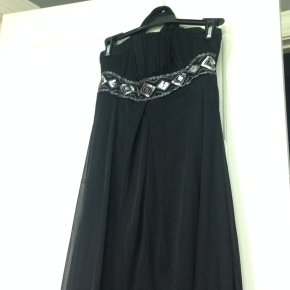 Black formal dress