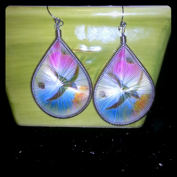 Dangle bird earrings