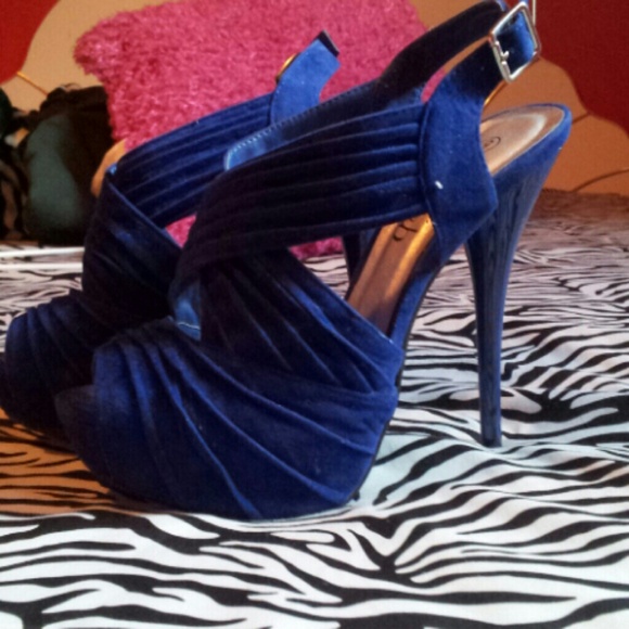 Royal Blue Heels