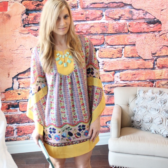 Pretty garden print dress - Picture 3 of 4