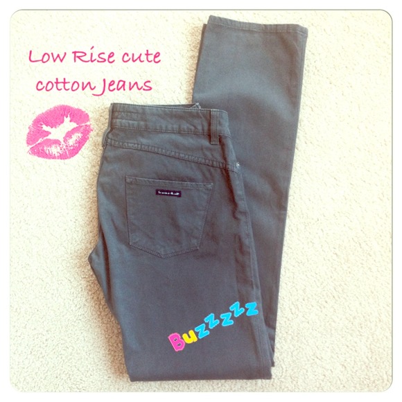 FINAL SALE🇮🇹Straight Leg Cotton Jeans