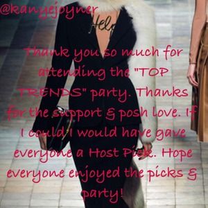 ✨THANK YOU for coming to the TOP TREND party✨