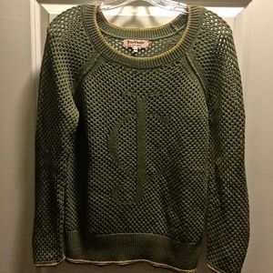 Green Juicy Couture Sweater / cover-up