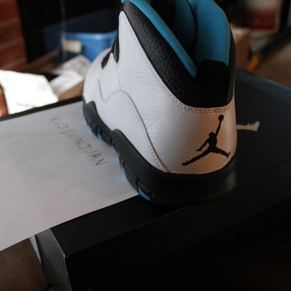 NIKE AIR JORDAN RETRO 10 X POWDER BLUE MENS 12-13 - Picture 4 of 4