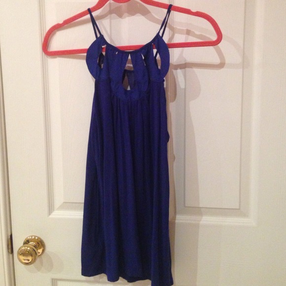 Purple forever 21 key hole tank top