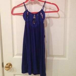 Purple forever 21 key hole tank top