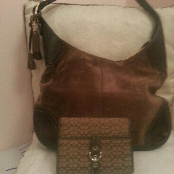 Coach bag and wallet