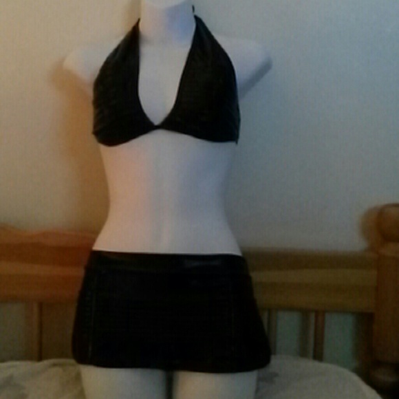 Two piece skirt set  Color black