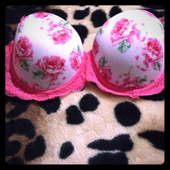 Rose pushup bra