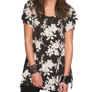 Floral Mink Pink Tshirt Dress (never worn)