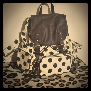 Polka Dot Backpack