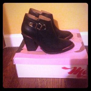 Black booties from Jeffery Campbell