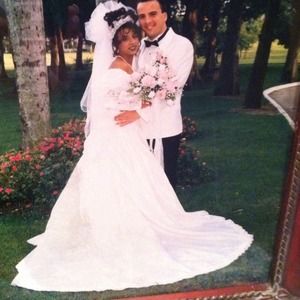 White wedding dress