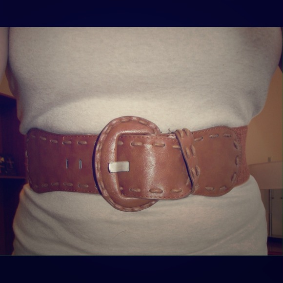 Brown waist belt