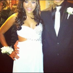 Sky blue formal dress. Only worn once !