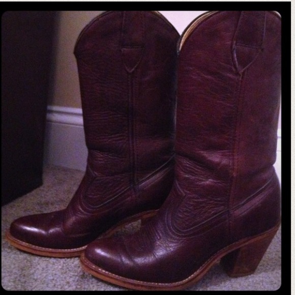 Leather Cowboy Boots