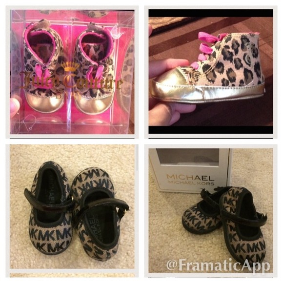 🌟BUNDLE🌟 Leopard Print JC Boots, MK Infant Shoes